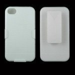 Wholesale Holster Combo Case for iPhone 4S / 4 (White)